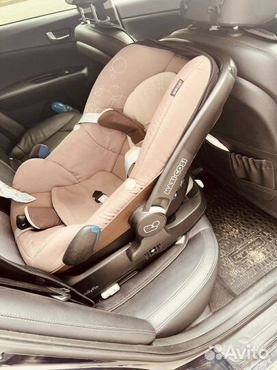 Автолюлька/автокресло maxi cosi с базой