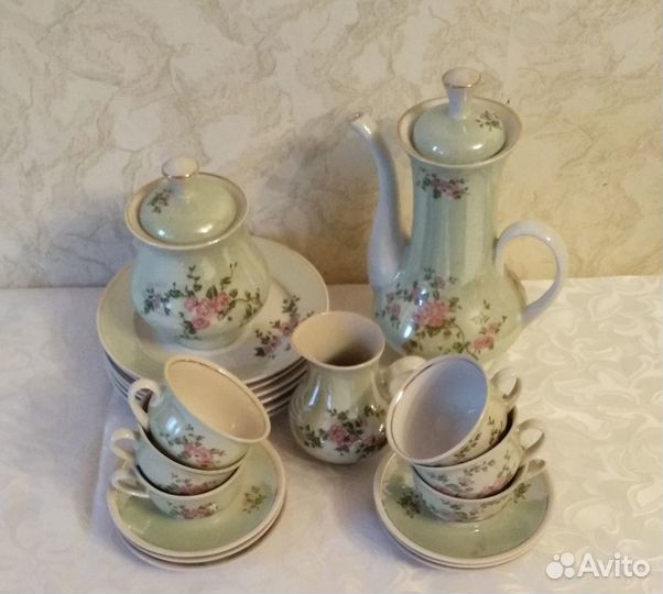 Сервиз кофейный, 21 предмет, СССР