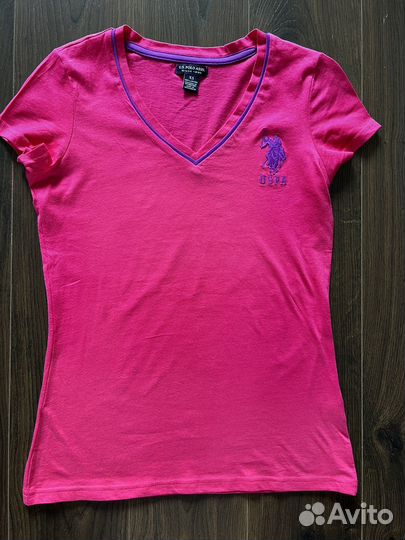 Футболка женская us polo. Размер XS