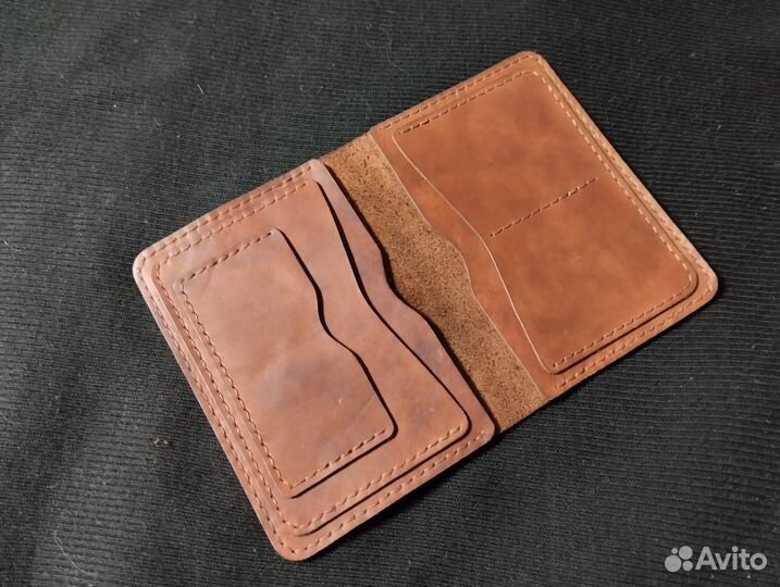 Обложка для документов. Кожа. Ручная работа