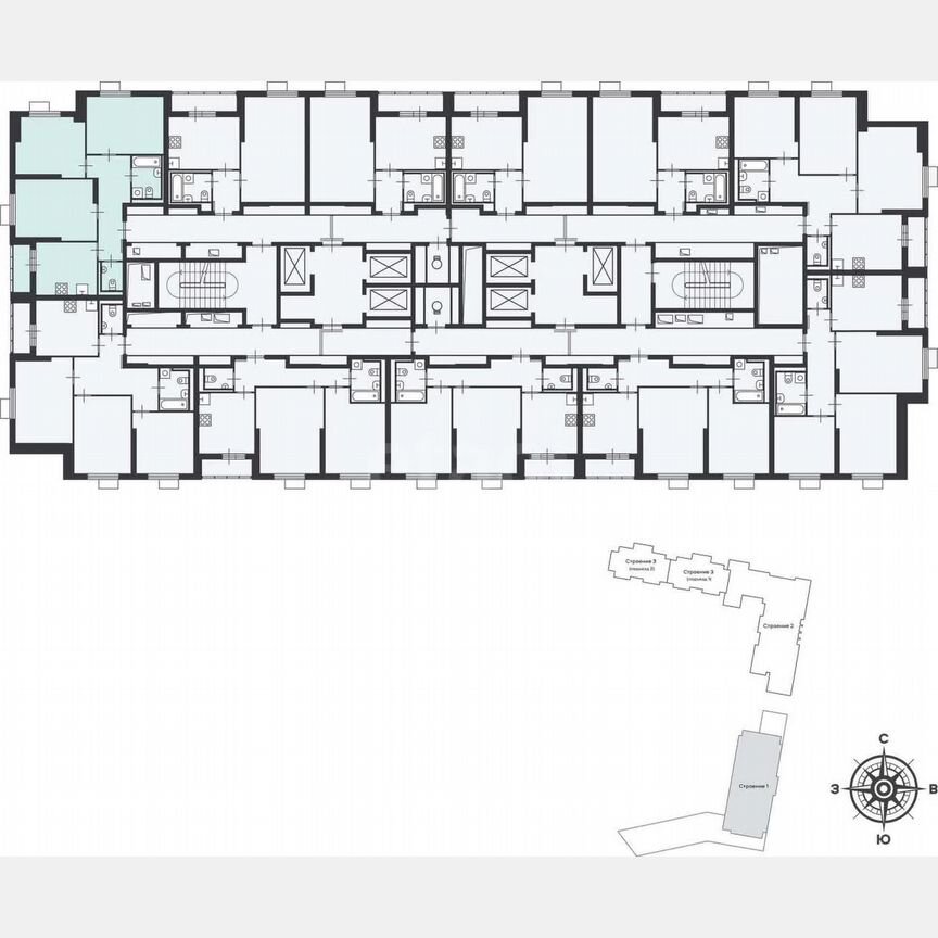 3-к. квартира, 75,7 м², 4/27 эт.