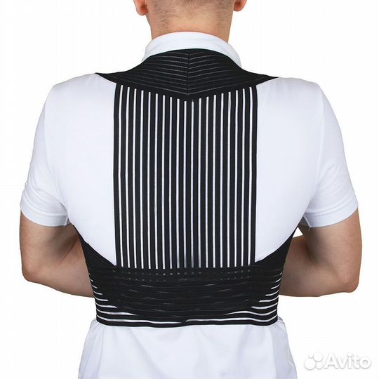 Корректор осанки silapro 191-023, черный