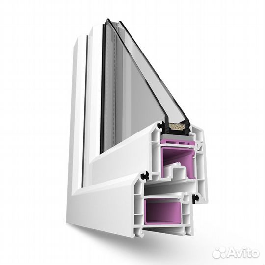 Пластиковые окна 100см*120см