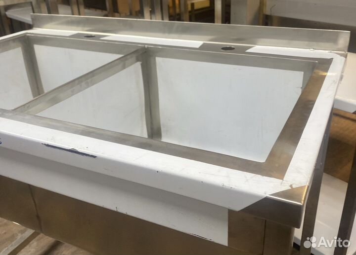 Мойка двойная из нержавейки