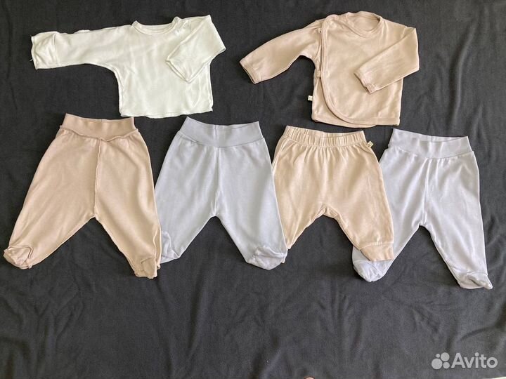 Комплект одежды для новорожденного Заяц меховой