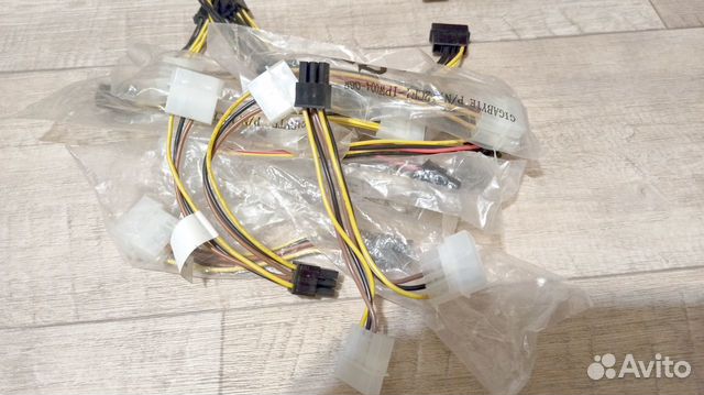 Переходник питания для видеокарт 2*Molex на 6pin