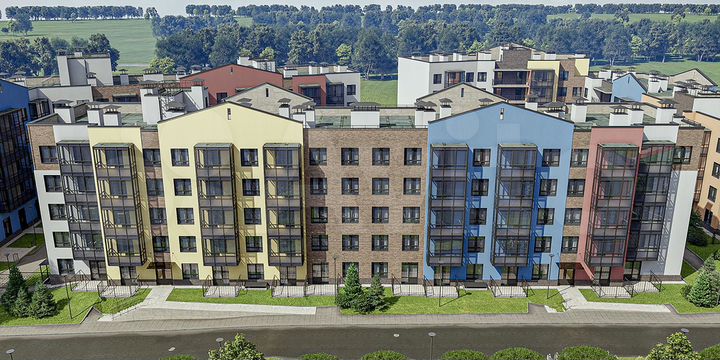 2-к. квартира, 60,1 м², 4/5 эт.