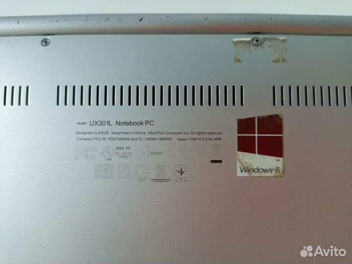 Ноутбук б/у Asus Notebook PC UX301L