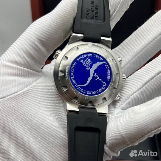 Мужские кварцевые часы Oris зеленые