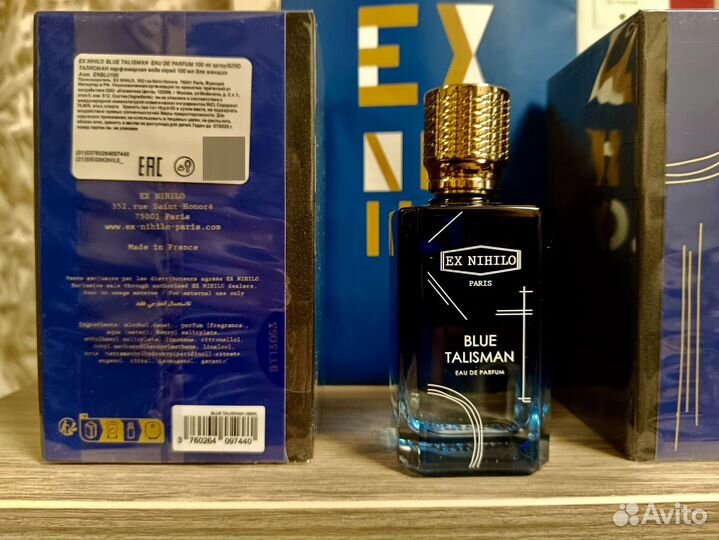 Парфюм EX nihilo blue talisman 100 ml