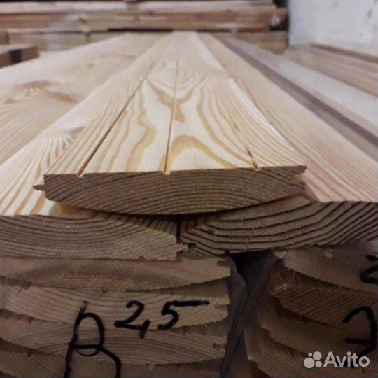 Блок-хаус имитация бревна из сибирской лиственницы