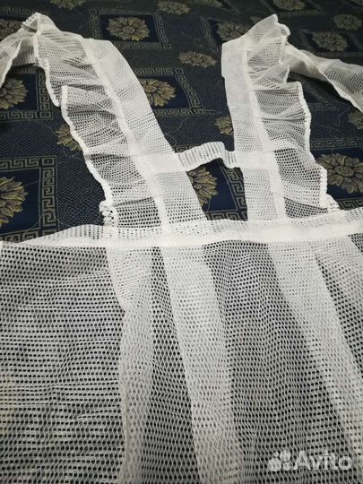 Фартук белый на последний звонок