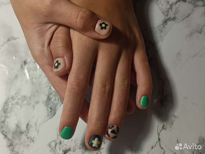 Маникюр с покрытием