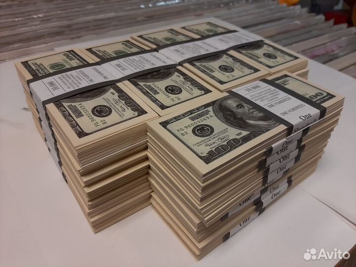 50 Пачек Билет банка приколов 100 Долларов Dollars