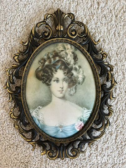 Картина шелкография в бронзе