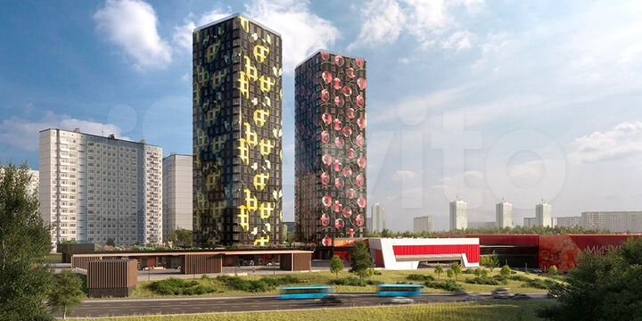 1-к. квартира, 29,6 м², 7/28 эт.