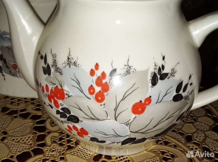 Чайный сервиз фарфор СССР Песочное