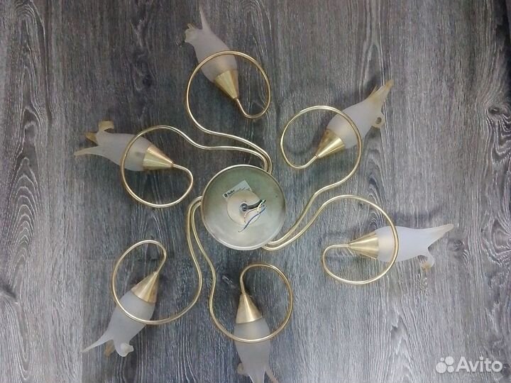 Люстра потолочная бу