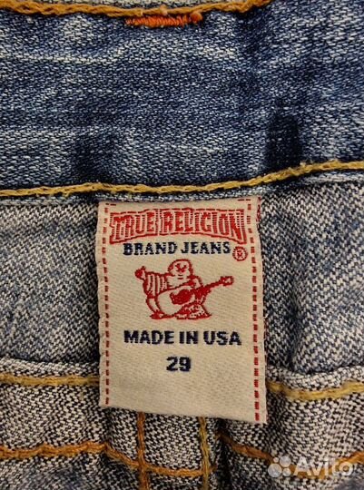 Женские джинсовые шорты True Religion. Оригинал