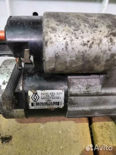 Стартер Renault Duster 1.6 4wd (8200665520)