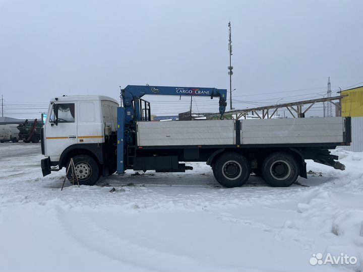 Бортовой грузовик МАЗ 6303А5-320 с КМУ Tadano, 2008