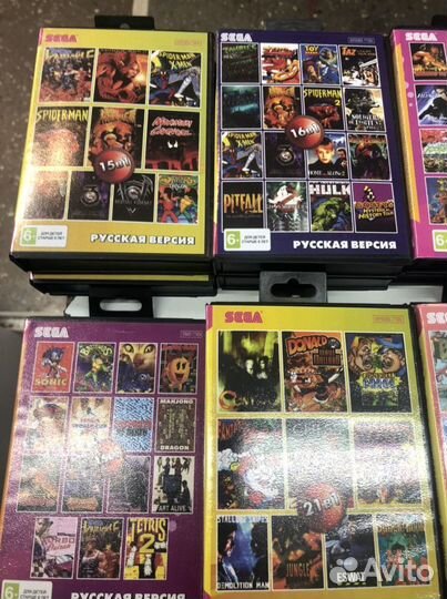 Картриджи на сегу