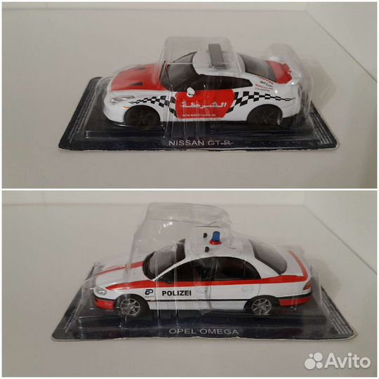 Полицейские машины мира 1:43