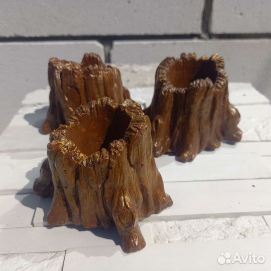 Кашпо пенек