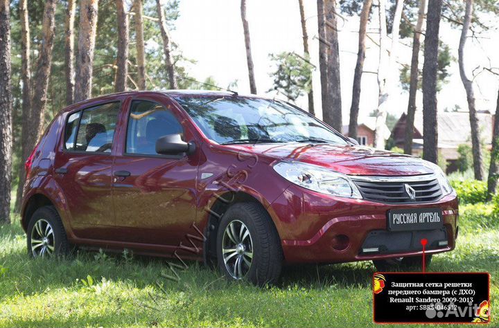 Защ.сетка перед.бампера RenaultSandero sbrs046512