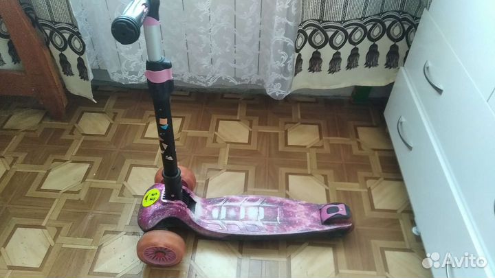 Самокат детский трехколесный бу