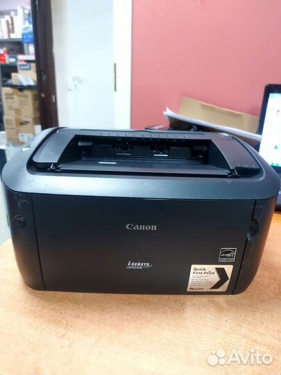 Принтер лазерный Canon LBP6030B пробег 6235 стр