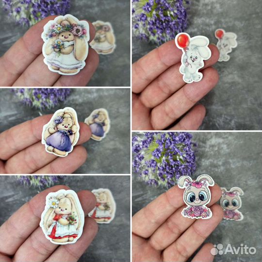 Кабошоны-серединки круглы, вырубка, основы