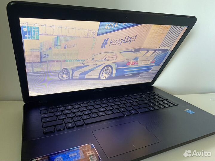 Asus 17.3/4 ядра/820m/SSD