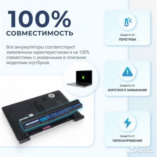 Аккумулятор для HP 17-AN (FM08) 12Pin 14.4V 5700mA