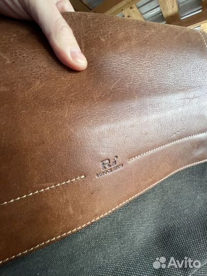 Мужская Кожаная Сумка Rorock Jeans