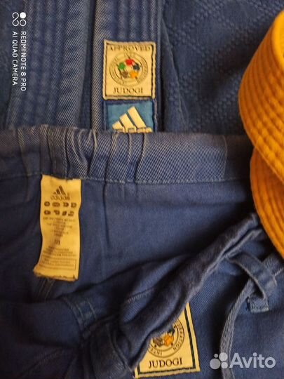 Кимоно дзюдо размер 155 S-M adidas оригинал пояс