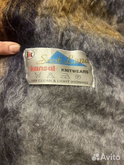 Шотландский мохеровый плед Scotland kansal новый