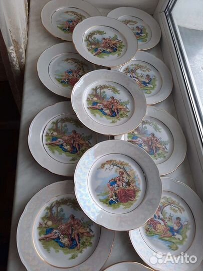 Тарелки Мадонна, Чайка, СССР, кобальт