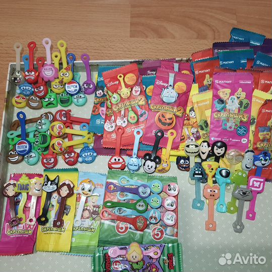 Тикеры-токеры, Стикерсы, Мини Лента, Завры,Скрепыш