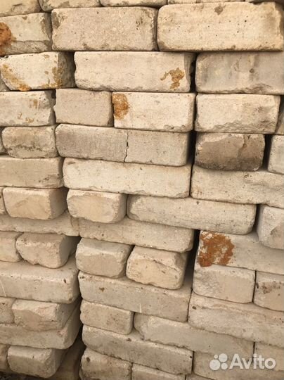 Кирпич облицовочный бу белый
