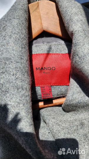 Пальто Mango зимнее шерсть