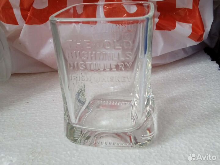 Редкие винтажные стаканы для виски Бушмилс