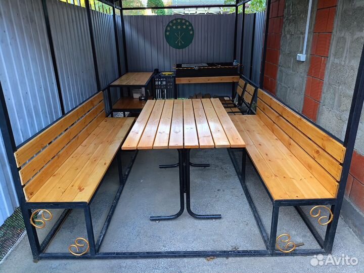 Беседка мангал