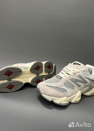 Кроссовки New Balance 9060, Gray Beige Люкс