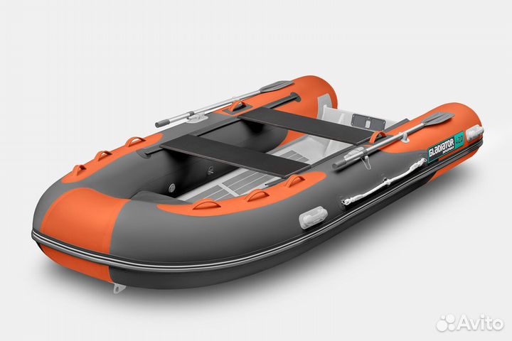 Надувная лодка gladiator RIB420AL