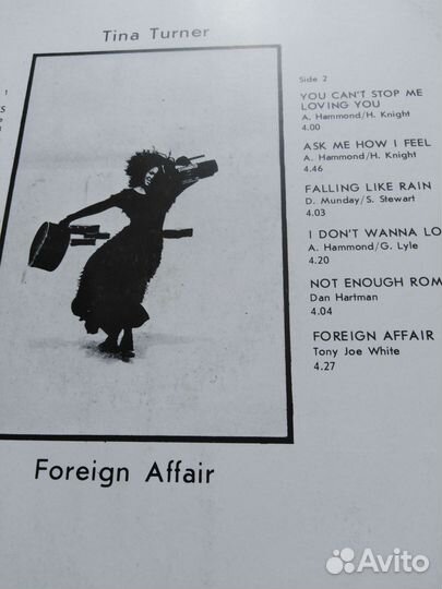 Пластинка Tina Turner - Foreign Affair