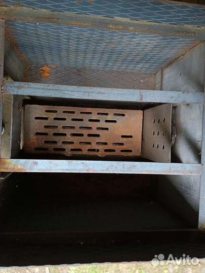 Печь/котёл с баком для воды для дачи или бани