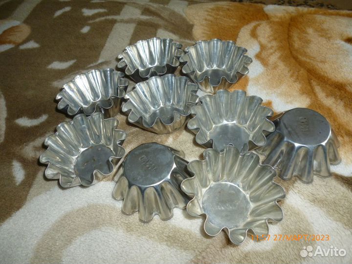 Формочки для кексов и куличей