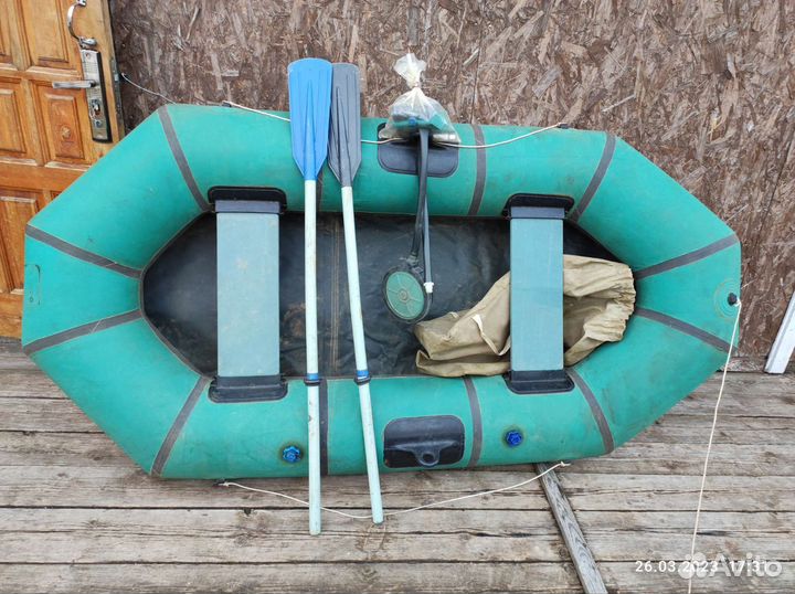 Лодка надувная резиновая бу