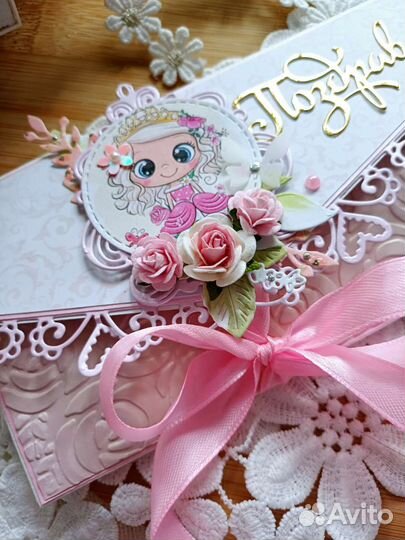 Детский конверт ручной работы